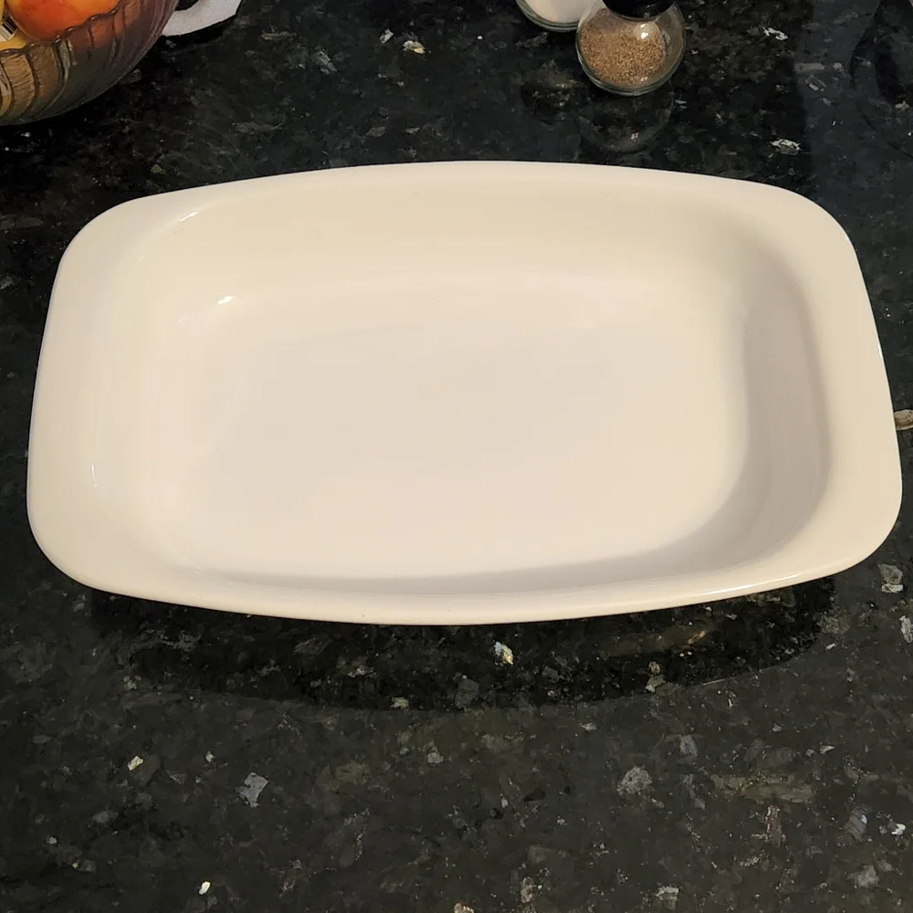 Corningware P-21 Roaster Blue Cornflower Roasting Pan & 9in Pie Pan